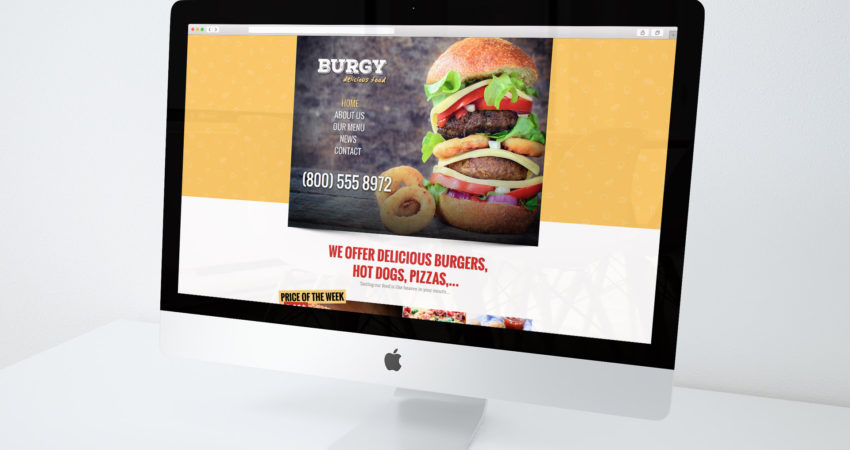 Burgy Fast Food WordPress Theme
